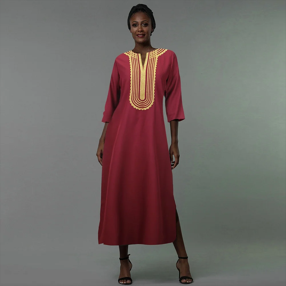 Fadzeco Африканская Одежда Для Женщин Дашики наряды Макси Анкара Платье африканские женские платья с длинными рукавами Африка леди Riche одежда