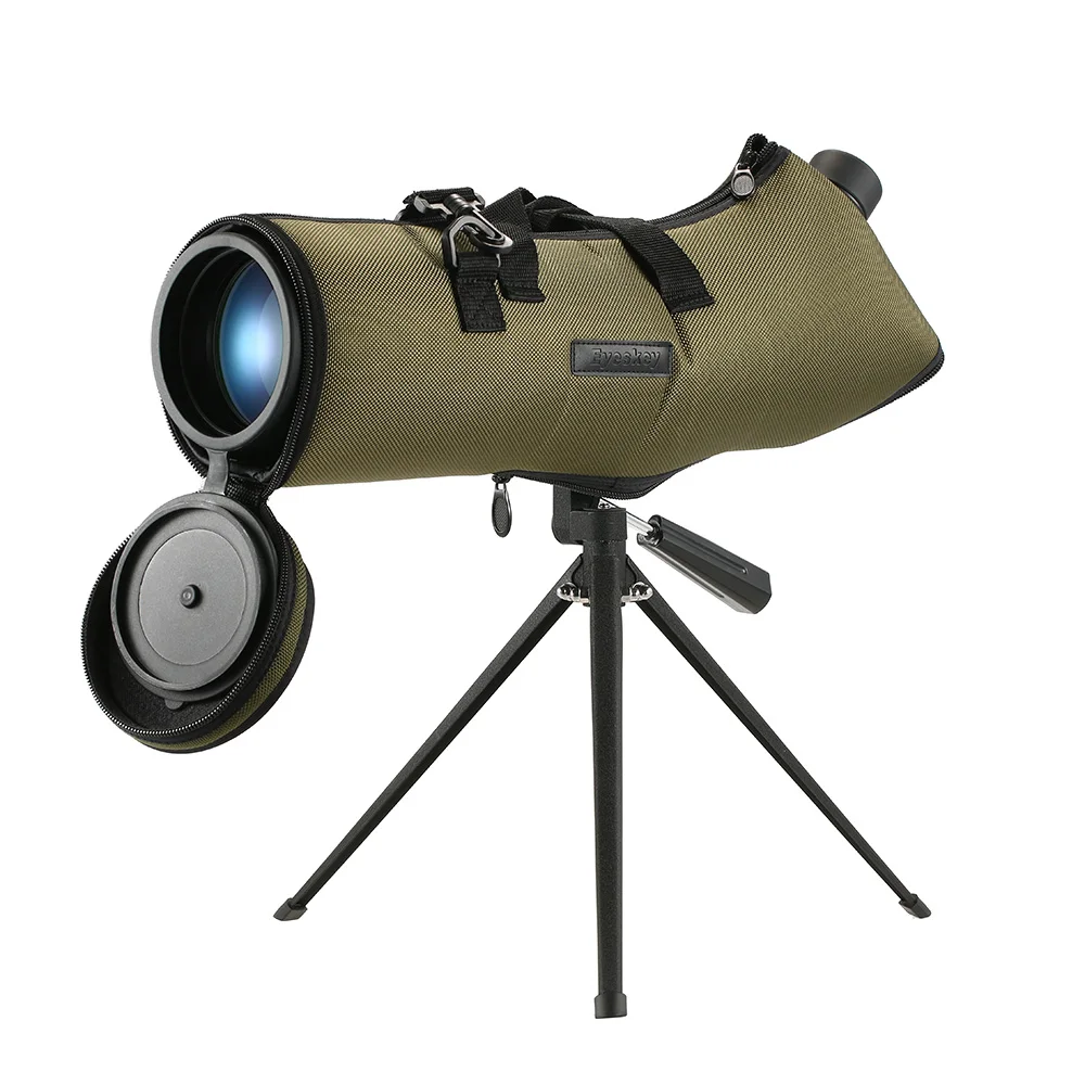 Eyeskey 20-60x80 угловой Зрительная труба BaK4 водонепроницаемый противотуманный портативный дорожный Телескопический Монокуляр телескоп с треногой