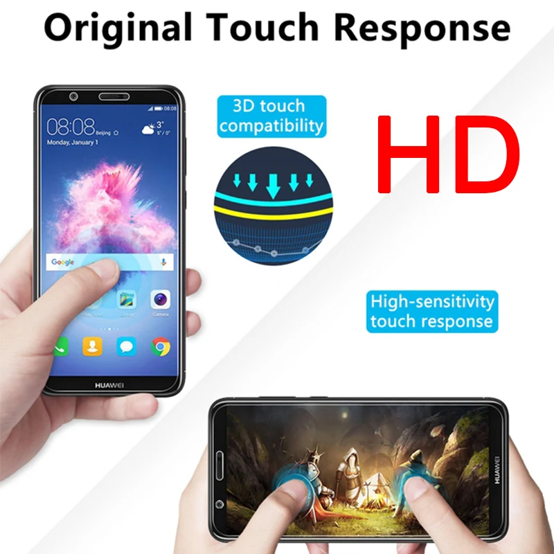 Закаленное стекло Защитное для Huawei Y7 Prime Y6 Pro Y5 Lite Y3 Защита экрана ii | Мобильные