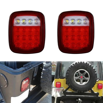 

LED Tail Light Back Up Lights Rear Reverse Running Brake Lights for Jeep Wrangler TJ CJ YJ JK Truck Trailer Boat
