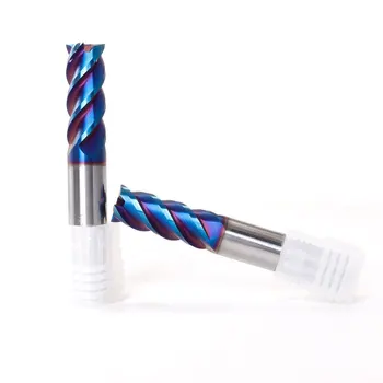 

1PC CNC Tungsten Steel Milling Cutter End Mill HRC65 4 Flute Metal Cutter Endmill 3mm 4mm 5mm 6mm 8mm High quality Milling Tools