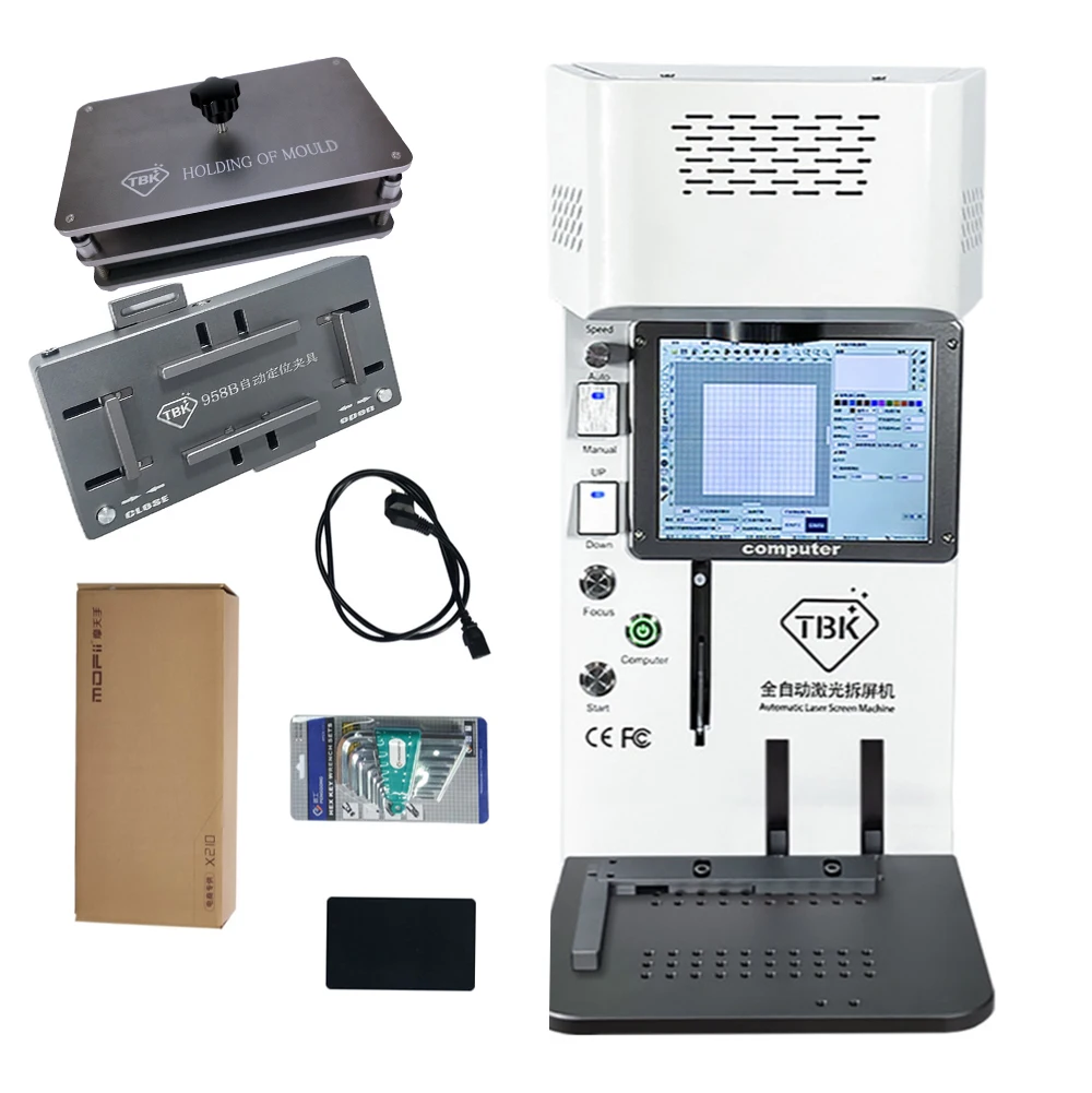 

TBK-958B Laser Separate Machine Back Cover Mini Automatic Screen Dismantling Disassemble Rear Sub-frame Engraving Marking