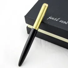 Деревянная+ металлическая шариковая ручка 0,5 мм, черные чернила, креативный винтажный подарок для письма, для офиса, авторучка, школьные канцелярские принадлежности