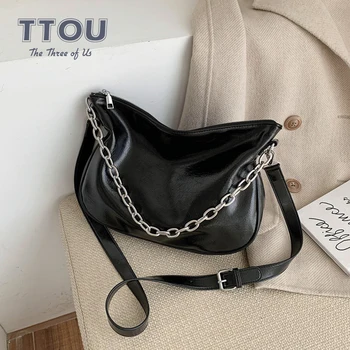 

2020 Fashion New Luxury Wild Soft Face Shoulder Bag Retro Ladies Solid Color High Quality Design Female Large Messenger Bag