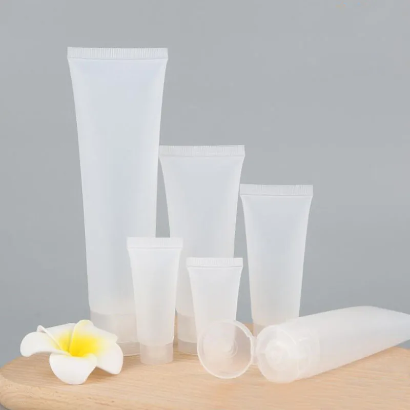 

50pcs 15ml-100ml Empty Travel Cosmetic Soft Tube Squeezable Facial Cream Container Hand Sanitizer Lotion Bottle Gel Sample Pot