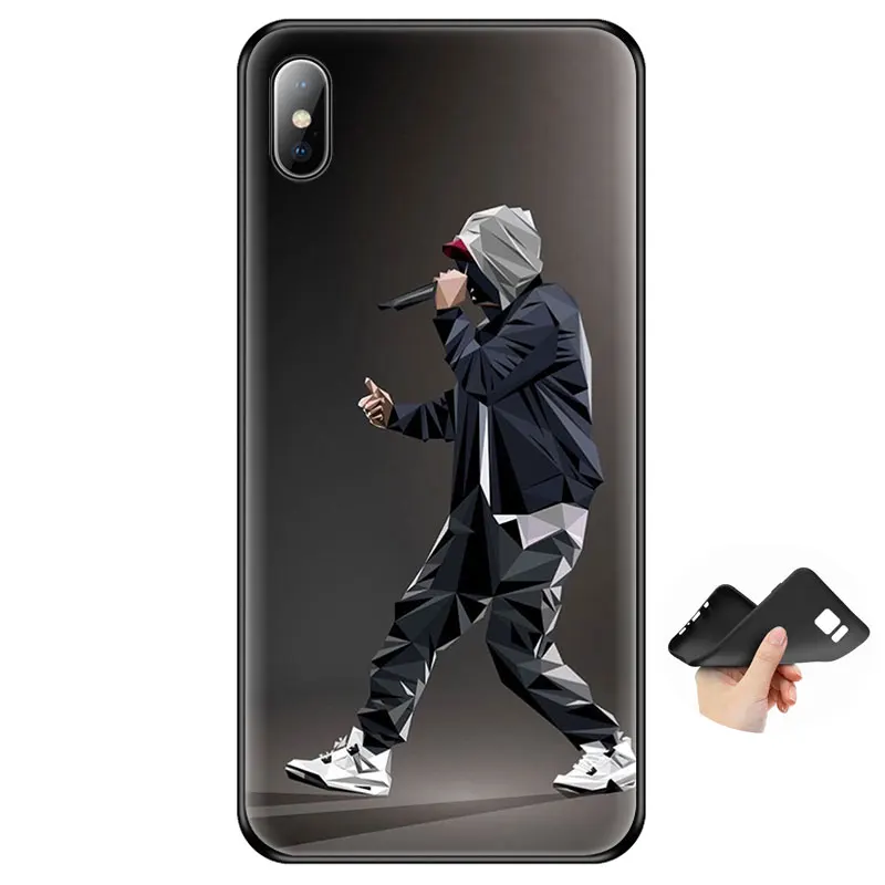 10 Исполнитель хип-хоп, рэппер Эминем Мягкий силиконовый чехол для iPhone 11 Pro Max 6 7 8 Plus 5 5S 6S X XR XS Max чехол - Цвет: 10