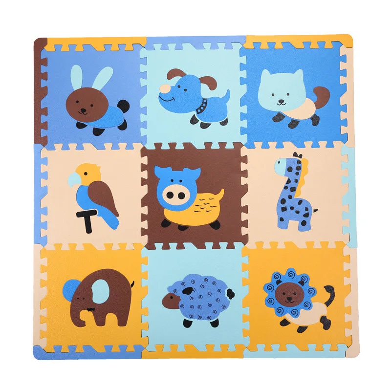 

9Pcs Kids Toys EVA Children's Mat Foam Carpets Soft Floor Mat Puzzle Baby Play Mat Floor Developing Crawling Rugs 30*30*1.3CM