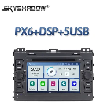 

DSP PX6 IPS Android 10 4GB+64GB Car DVD Player Wifi GPS map RDS Radio Bluetooth 4.2 For TOYOTA PRADO Cruiser 120 2003-2008 2009