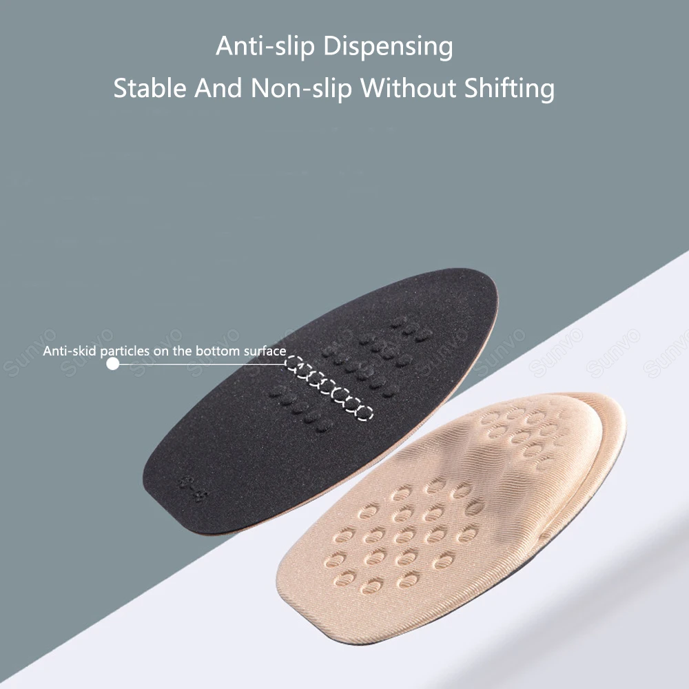 Half Insoles for Shoes Inserts Forefoot Insert Non-slip Sole Cushion Reduce Shoe Size Filler High Heels Pain Relief Shoe Pads shoe insoles