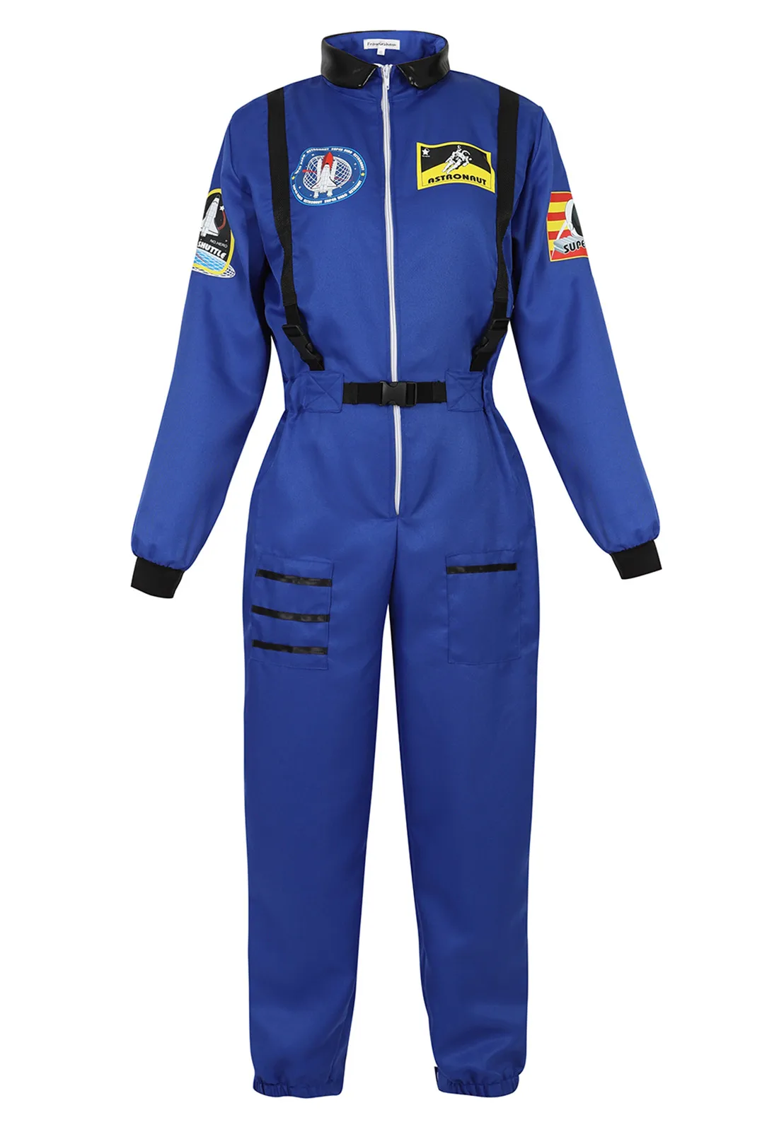 Astronaut Costume Space Suit for Adult Role Play Cosplay Costumes Zipper Costume Flight Jumpsuit Plus Size Uniform