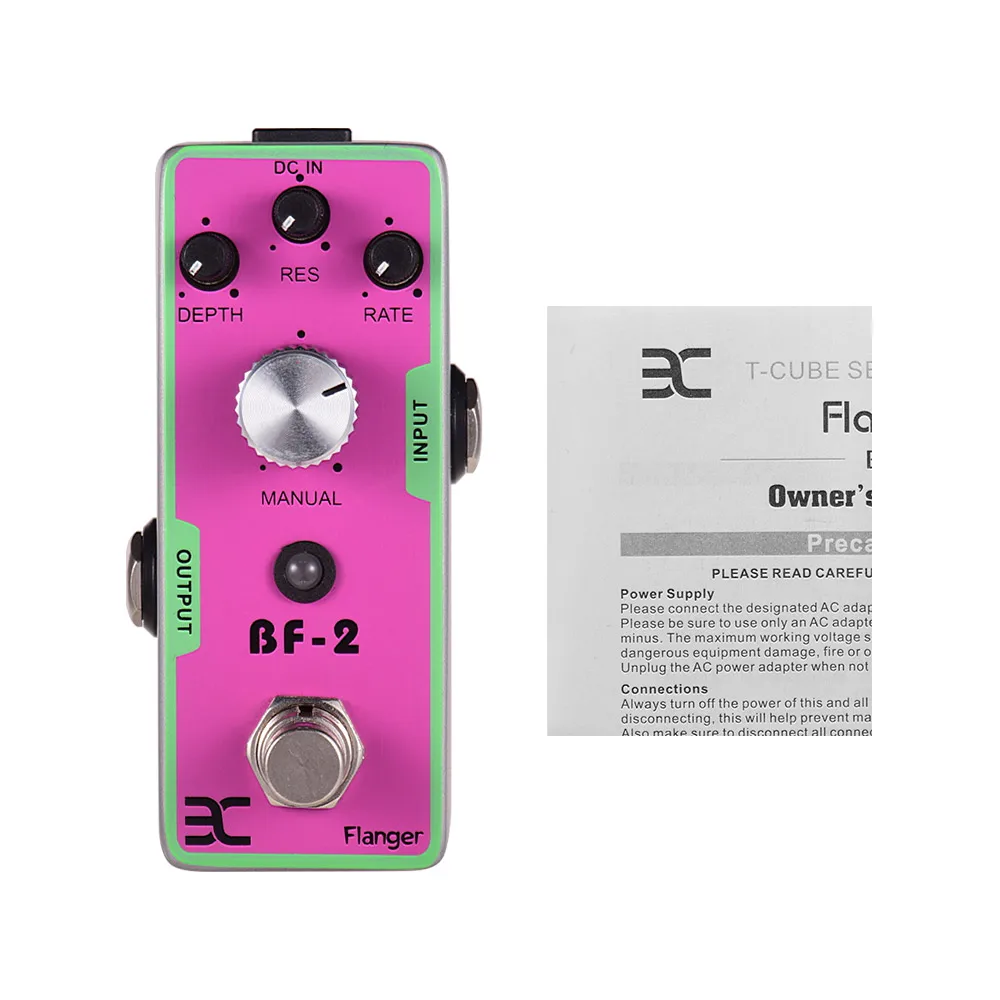 EX TC-41 гитарная педаль с эффектом Flanger полностью металлическая оболочка настоящий обход аксессуары для гитары