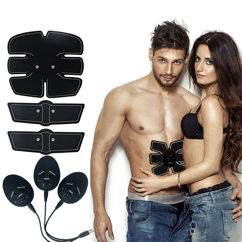 

EMS Wireless Muscle Stimulator Trainer Smart Fitness Abdominal Training Electric Weight Loss Stickers Body Slimming Belt Unisex