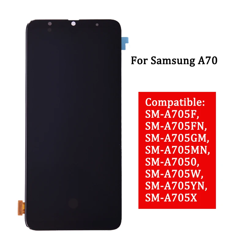 Super AMOLED For Samsung Galaxy A70 A705/DS A705F