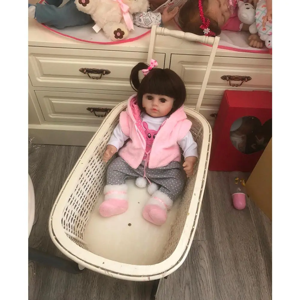 LeadingStar 47 см Силиконовые Reborn Super Baby реалистичные детские Bonecas Детские куклы Bebes Reborn игрушки для детей Подарки