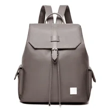 Рюкзак из ткани Оксфорд Для женщин стиль корейско-Стиль тянуть-образным ремешком; туфли большого объема сумка для школы, колледжа Повседневное дорожная сумка универсальная задняя крышка