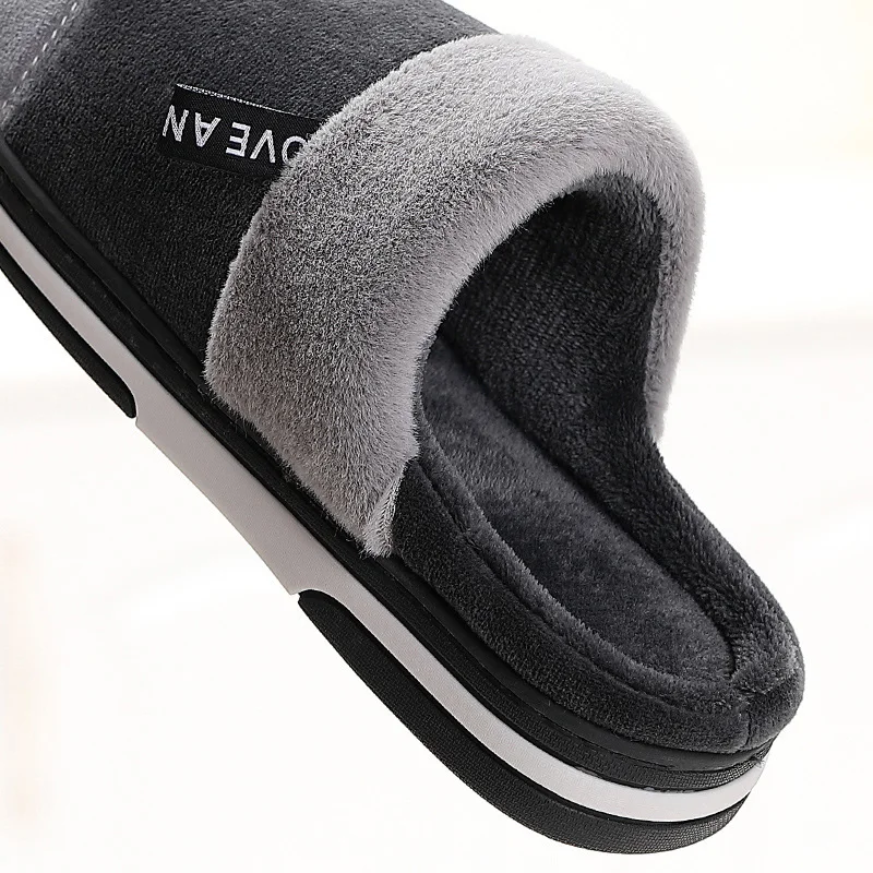 Home slippers men winter warm shoes new arrival indoor slippers male big size 49/50 zapatos de hombre