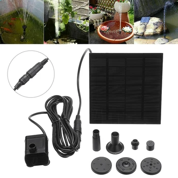 

7V 1.4W 180L/H Solar Water Fountain Pump For Garden Solar Water Pump Pond Pool Landscape Birdbath Fountain Pump