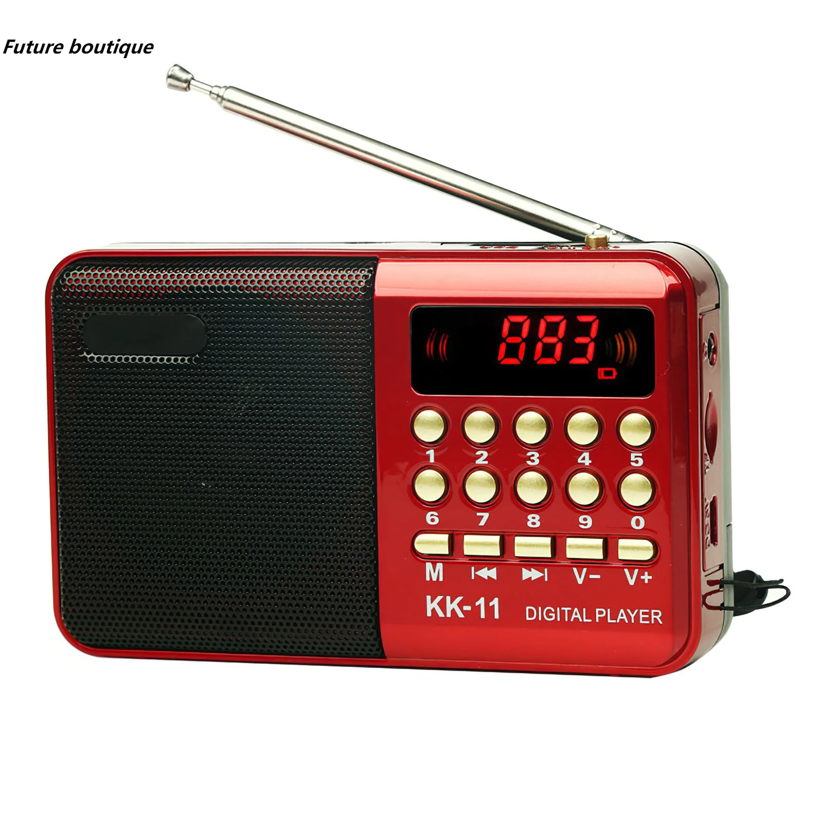 Портативный радиоприемник AM FM карманное радио короткие волны FM-динамик