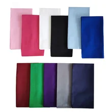 

Cotton Handkerchief Unisex Plain Square Scarf Super Soft Washable Hanky Chest Towel Pocket Square kerchief Clothing Accesories