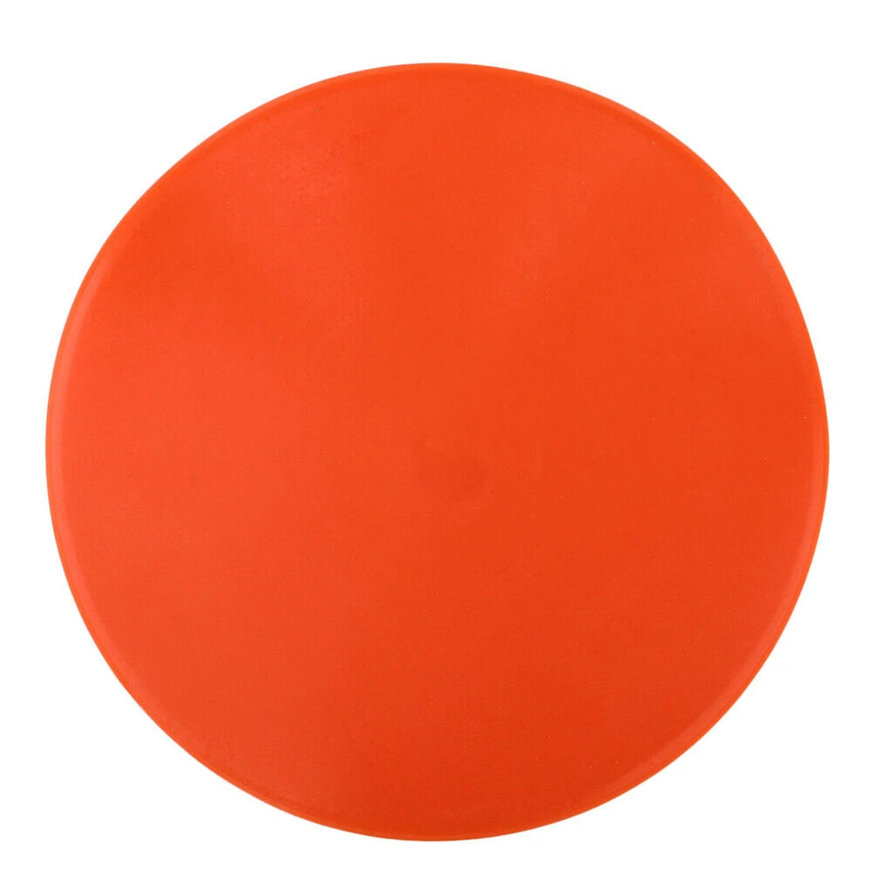 1 шт. точечные маркеры/плоские конусы напольные круги для упражнений дрели Футбол Баскетбол Спорт Скорость ловкость обучение - Цвет: Оранжевый