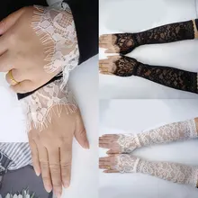 

Lace Fake Sleeves Elastic Sleeve Mittens Clothes Decoration Neutral Sweater Fake Sleeves Female Sweater Hollow Fake Sleeves