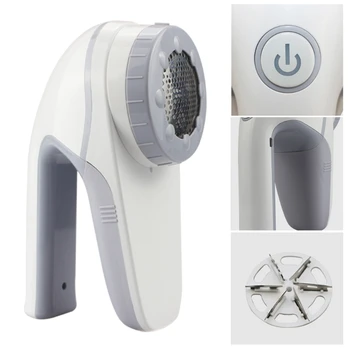 

High Power 6 Blades USB Rechargeable Hair Ball Trimmer Clothes Sweater Curtains Carpets Shaver Electric Fast Remover