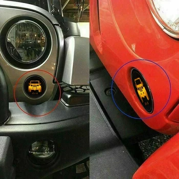 

Front LED Turn Signal Light Front Grill Turn Signal LED Front Blinker -Smoke Lens for Jeep Wrangler JK 07-18
