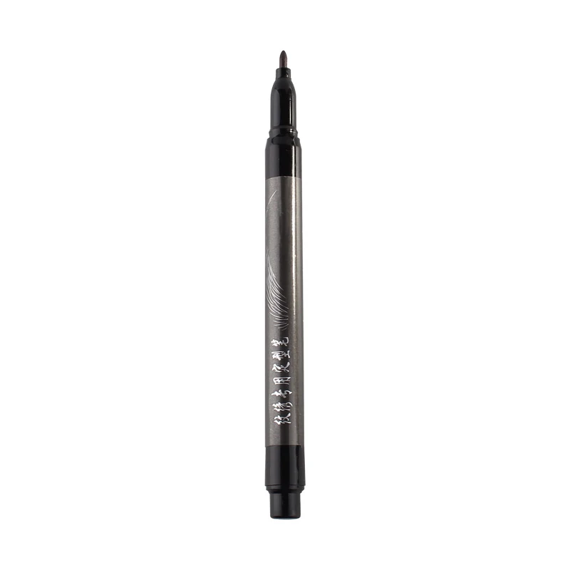 

Grey Double head Handmade Eyebrow Pen Semi-Permanent Embroidery Tattoo Machine High quality Eyebrow Pencils for shader