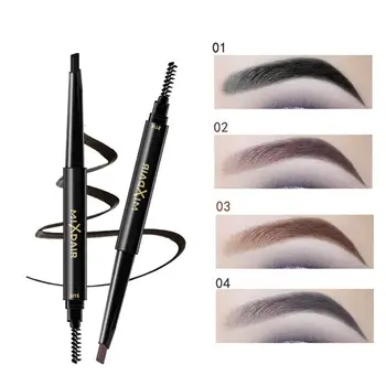 

New 1pcs Double Head Eyebrow Pencil Eyebrow Brush Tint Cosmetics Long Lasting Natural Painted Eyebrow Pencil Eyes Makeup TSLM1