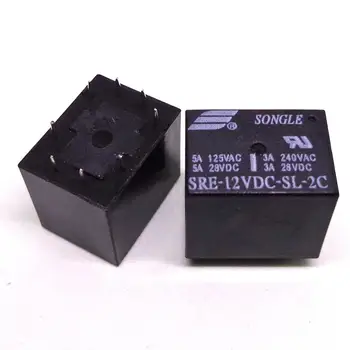 

10PCS songle relay SRE-12VDC-SL-2C SRE-24VDC-SL-2C SRE-5VDC-SL-2C 5V 12V 24V 8PIN relay Brand new and original