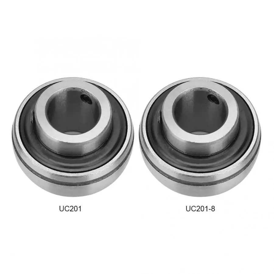 UC201/UC201-8 подшипник из нержавеющей стали вставка 1/" цилиндрический шар подшипника