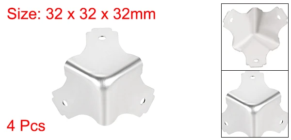 32x32x32mm-4pcs Uxcell 2-8 шт Угловые протекторы для коробки Край Протектор 37x31x31 мм 32x32x32 мм 44x44x44 мм 22,5x22,5x22,5 мм - Цвет: 32x32x32mm-4pcs