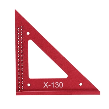 

90 Degrees Precision Woodworking Line Scriber Triangle Ruler Measuring Gauge Square Ruler Carpenter Woodworking Tools
