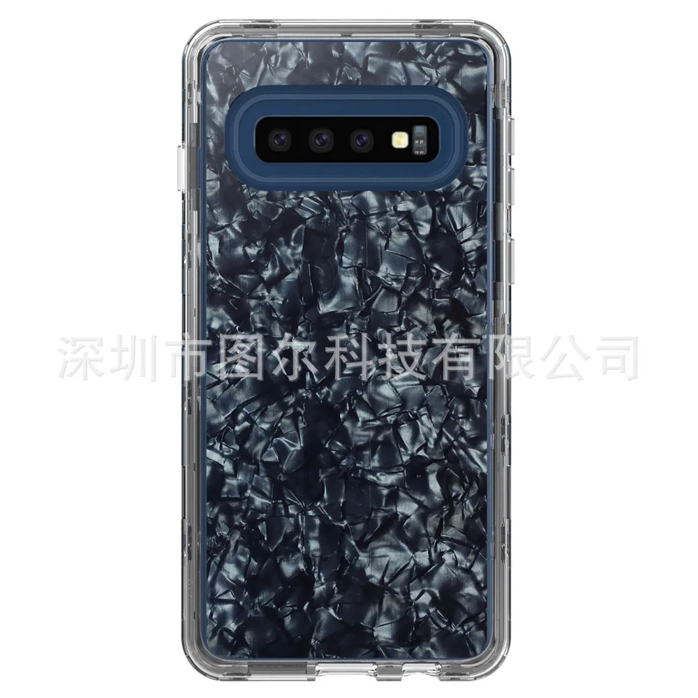 Стиль SAMSUNG S10 plus чехол для телефона Три в одном ТПУ+ ПК эпоксидный ударопрочный защитный чехол применимый S10e