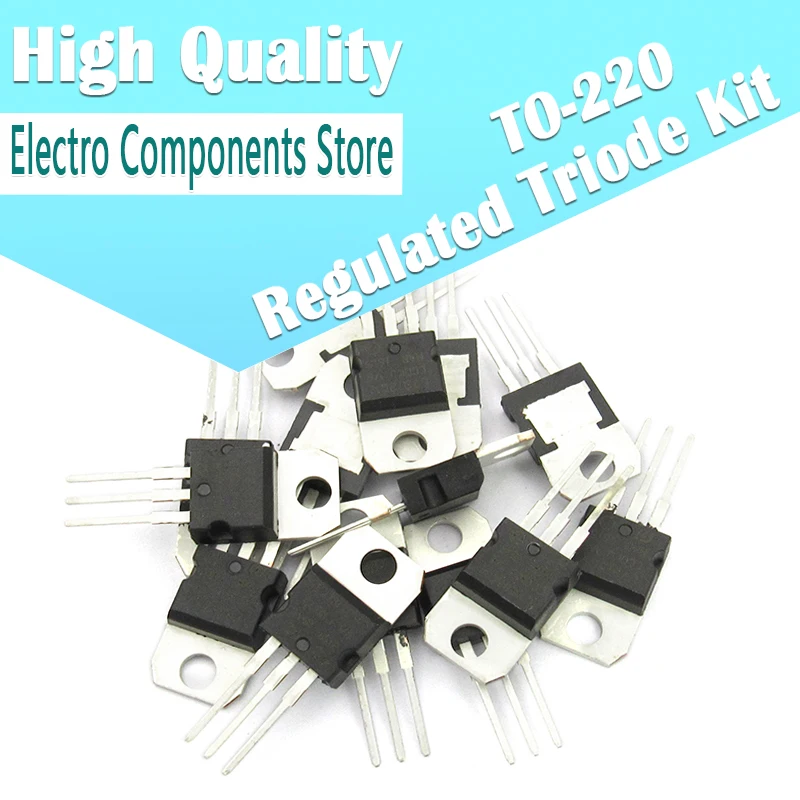 Kit de transistor regulpara-220, kit de tríodo