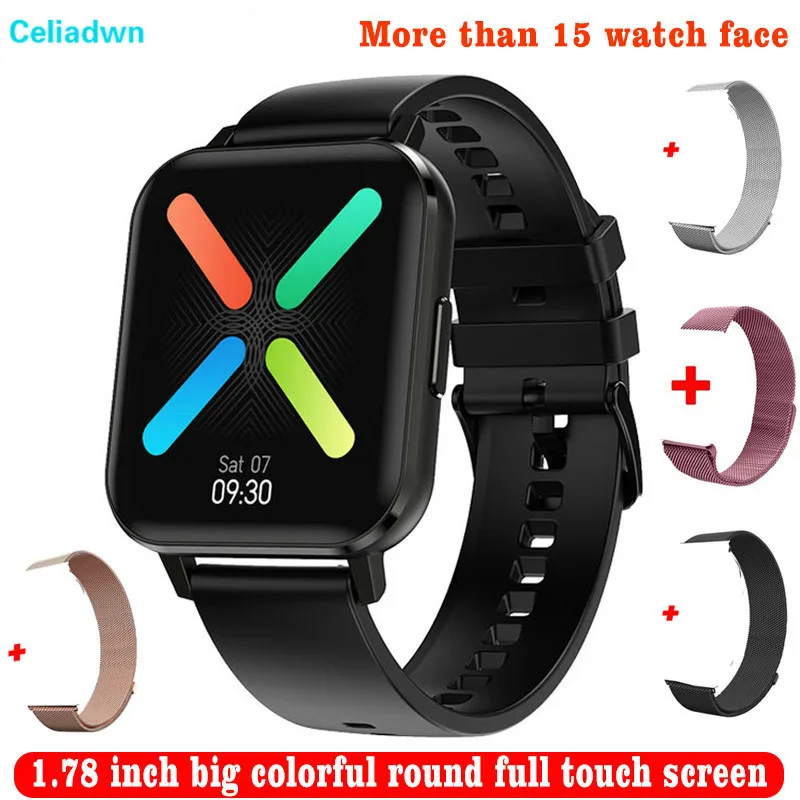 DTX Smartwatch Men IP68 Waterproof ECG Smart Watch 1.78 inch Screen Multi-Sport Mode Blood Pressure Oxygen Wristband VS T500 W98 |