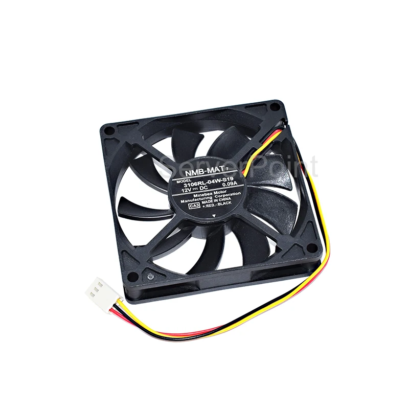 Оригинальные новые для NMB-MAT 3106RL-04W-S19 DC12V 0.09A три линии квадратный Вентилятор