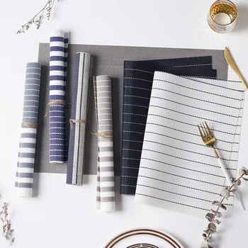 

1 pcs European Table placemats Pvc Slip-resistant Pad Pads Bowl Pad Coasters Table Cloth Pad Coasters