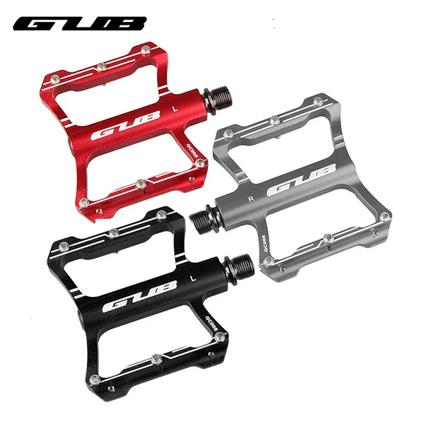 Super Light Bicycle GUB CNC Aluminium League Lease Sealed Platform Anti-skid Pedal De Walk MTB Bike Part 2pcs | Спорт и развлечения