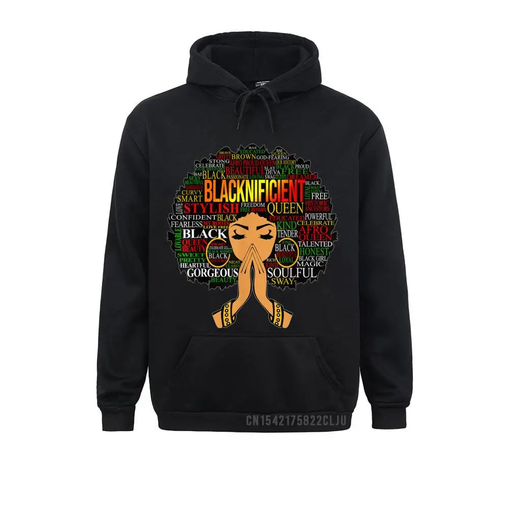 Blacknificent Words Art Afro Natural Hair Black Queen Gift T-Shirt__97A590 Sweatshirts for Men Long Sleeve Hoodies Fashionable Summer/Fall Clothes Summer Blacknificent Words Art Afro Natural Hair Black Queen Gift T-Shirt__97A590black