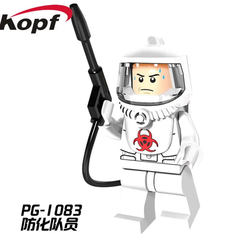 PG1083 20Pcs No Box 20 шт. строительные блоки Супер Герои военные специальные пошлины блок морской корпус фигурки полицейских для Детские куклы игрушки PG1035 - Цвет: PG1083 20Pcs No Box