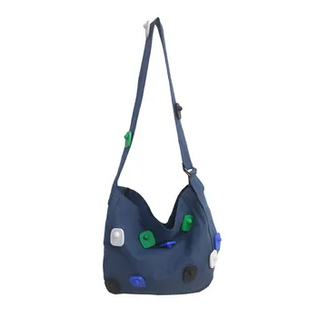 

Messenger bag canvas 2019 new washed canvas large capacity leisure bag travel outdoor bag wholesale