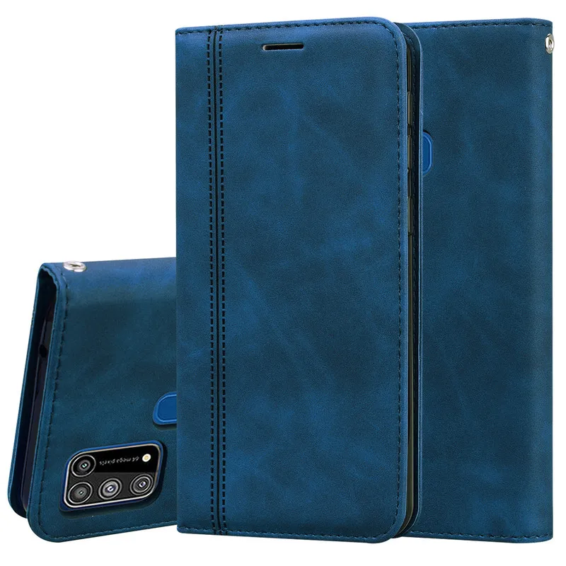 

For SamSung Galaxy M31 fashion wallet Card slot Stand Case For SamSung M31 M315 magnetic Flip leather Phone protection Cover