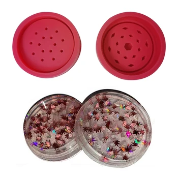 

Resin Mold Tobacco Grinder Leaf Herbal Herb Smoke Spice Crusher Silicone Mould