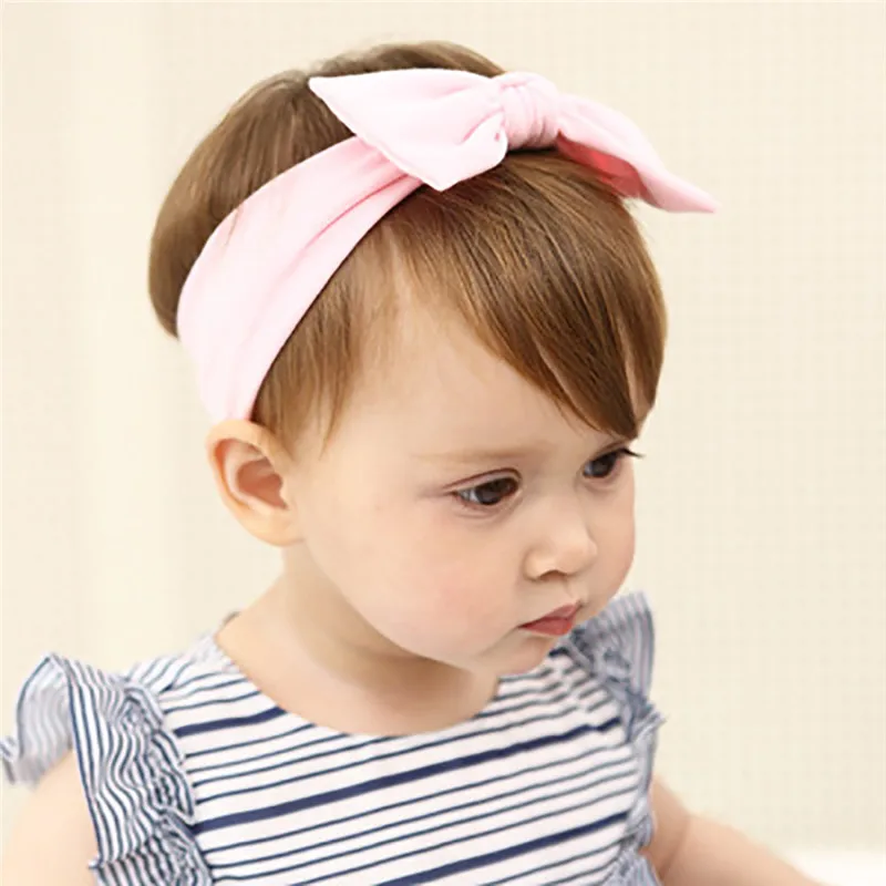 baby headband 3Pcs Kids Floral Headband Girls Baby Elastic Bowknot