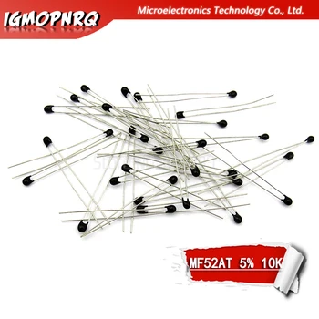 

20pcs NTC-MF52AT 10k OHM NTC Thermistor Resistor 10K +/-5% Thermal Resistor MF52AT 10K B value 3950
