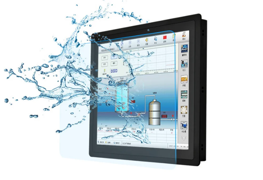 7 ''HMI PLC все в одном интегрированный транзистор контроллер Выход 24DI 20DO цифровой