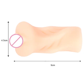Realistic Vagina No Vibrator Aircraft Cup Artificial Vagina Male Masturbation Sex Toys for Men Oral Sex Real Pussy 6