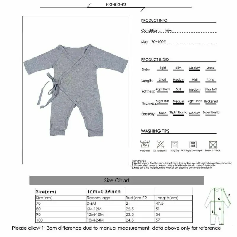 Newborn Baby Halloween Costumes Girl Boy Kid Long Sleeve Cotton Bodysuits Jumpsuit Outfits Baby Casual Clothes