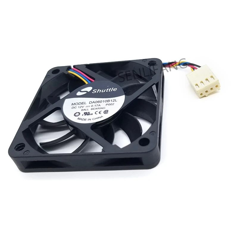 Новый для 6010 6 см DA06010B12L 12 В 0.17a 4-провод PWM/тонкий/Вентилятор охлаждения |